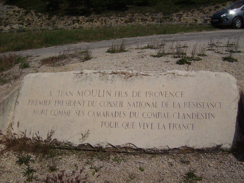 Gedenktafel für Jean Moulin