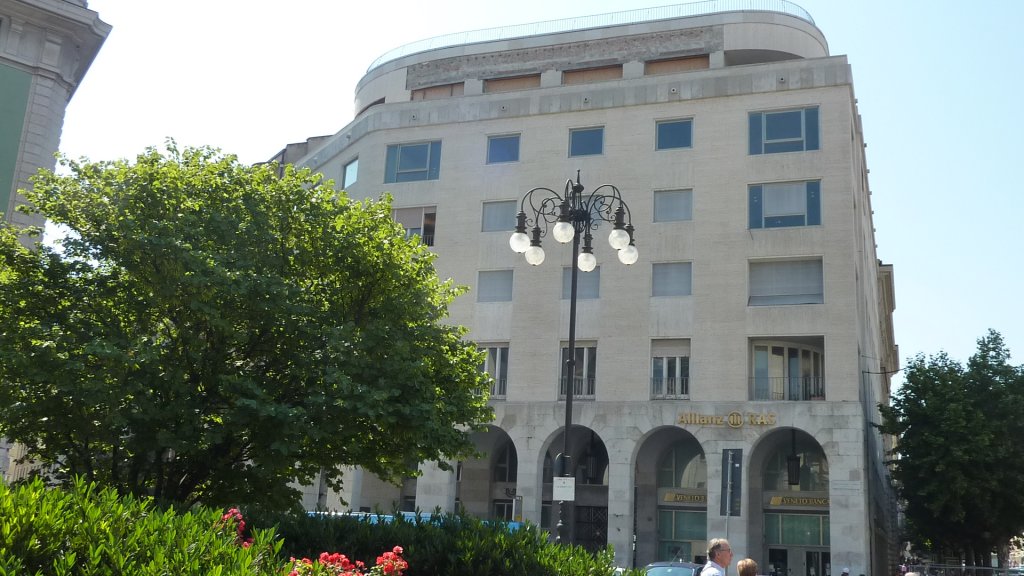 Ex-Gestapo-Zentrale an der Piazza Oberdan