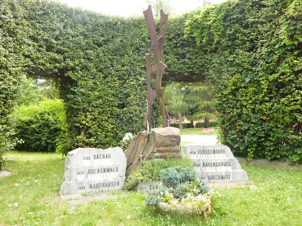 Gedenkstätte für in deutsche Lager Deportierte am Parco della Rimembranza