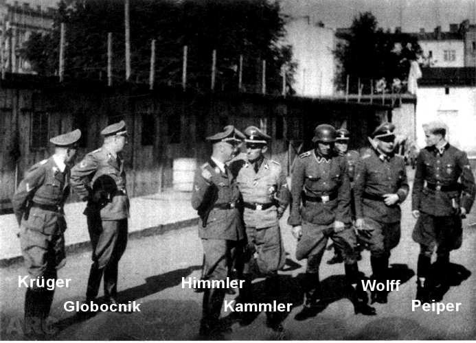 Besuch hoher SS-Führer: Quelle: death.camps.org