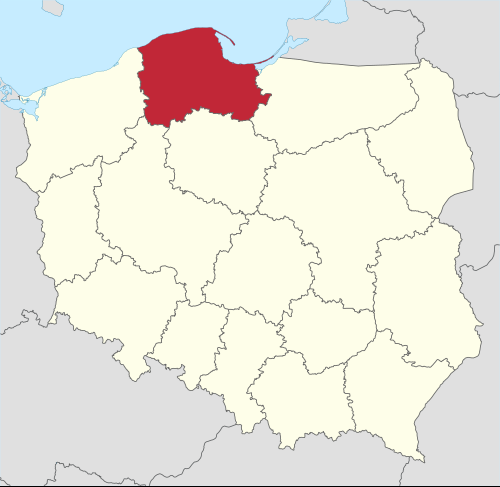 Lage der Woiwodschaft (Quelle: de.wikipedia &copy; TUBS CC BY-SA 3.0)