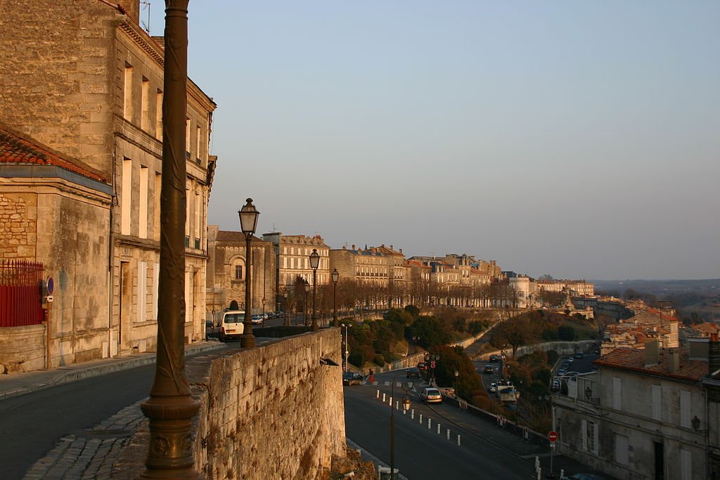 Südliche Festungsmauer in Angoulême 