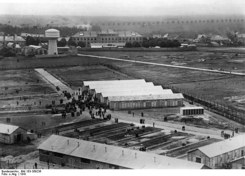 Internierungslager für Juden, Gesamtansicht (1941); Foto: Bundesarchiv, Bild 183-S69236