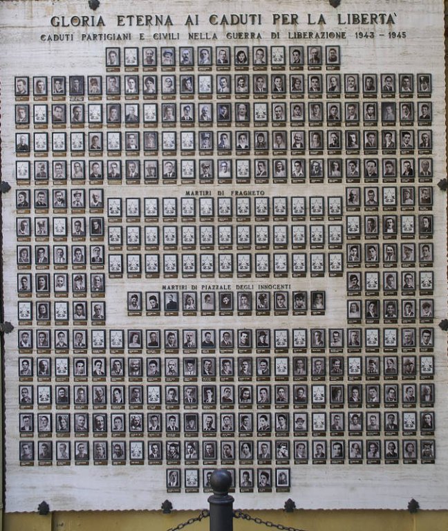 Gedenktafel für die Opfer der deutschen Besatzung