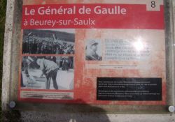 de Gaulle in Beurey 
