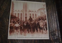 Befreiung Villeurbannes am 2.9.1944; hist. Foto im Rathaus