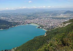 Blick auf Annecy und See