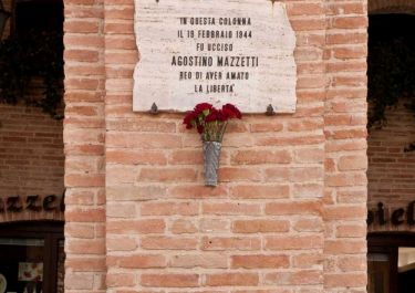 Gedenktafel für Agostino Mazzetti