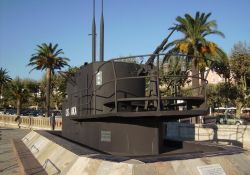 Turm des U-Boots Casabianca auf Pl. Saint-Nicolas, Bastia