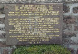 Friedhof, Namen der Fallschirmjäger