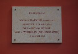 Gedenktafel Michel Charvier