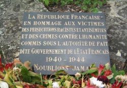 Gedenktafel für die Opfer des Vichy-Regimes (© Vincent Rogard)