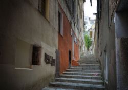 Treppe zur Synagoge in Bastia (© Louis A. Davidson / Synagogue360.org)
