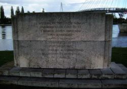 Denkmal an Rheinüberquerung