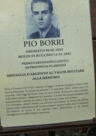 Gedenktafel für Pio Borro 