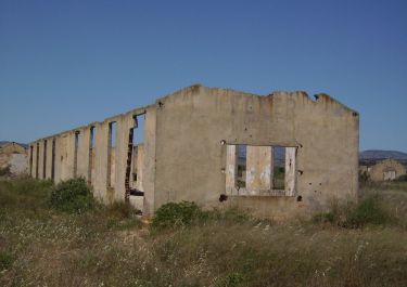 Ruine eines Hauses
