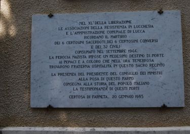 Gedenktafel für die Opfer von Certosa (Foto: Cocconi)