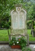 Gedenktafel auf dem jüdischen Friedhof