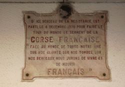 Tafel  „Berceau de la Résistance“, 23 Bd. Paoli