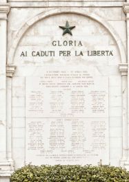 Gedenktafel für die Opfer des Befreiungskampfes am Uhrturm