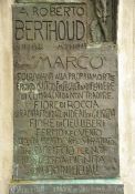 Detailansicht Gedenkstele für Berthoud