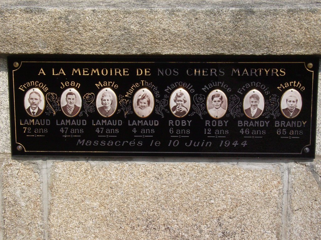 Gedenktafel an acht ermordete Familienmitglieder