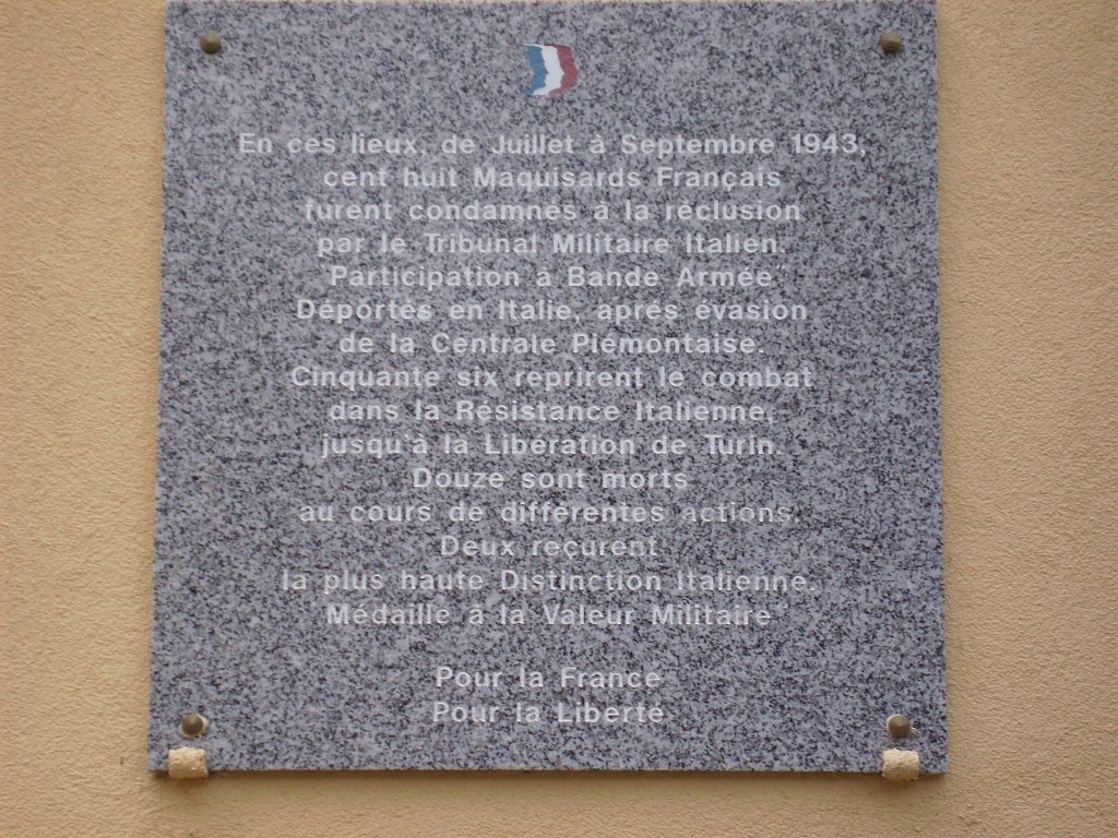 Gedenktafel an Militärgericht