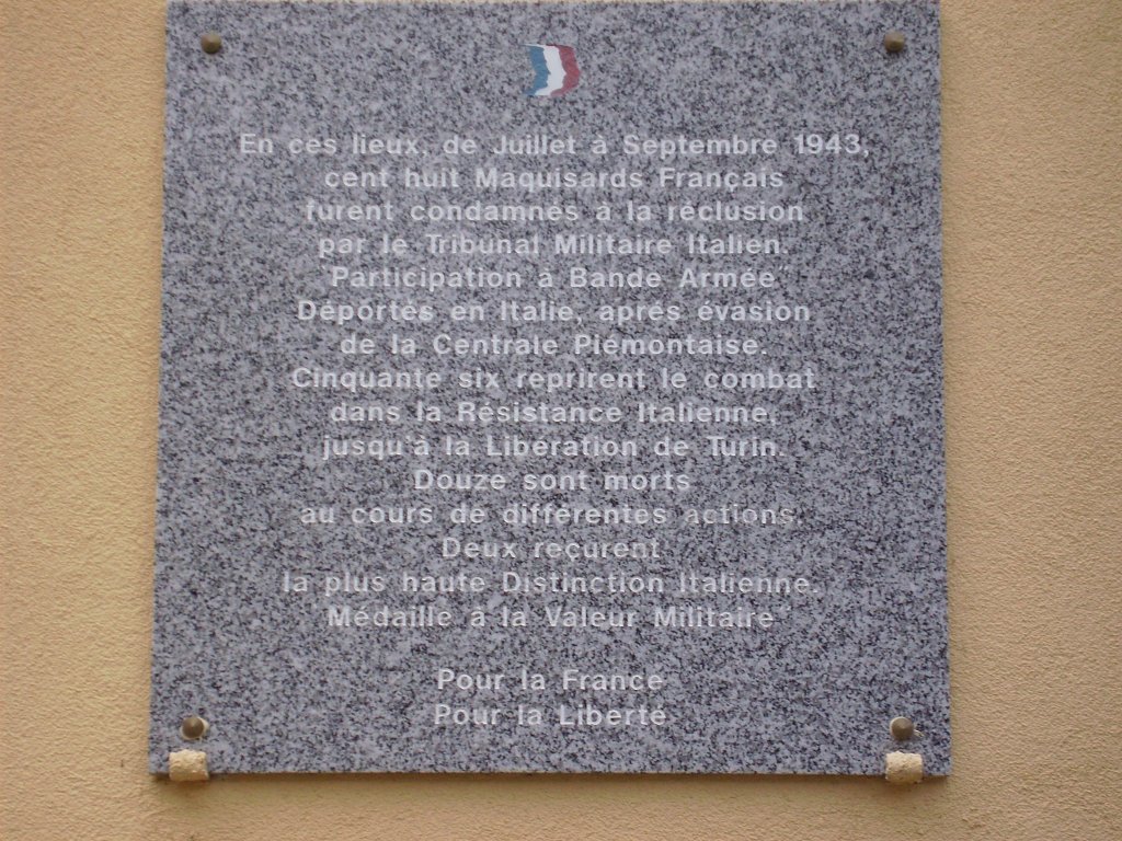 Gedenktafel an Militärgericht