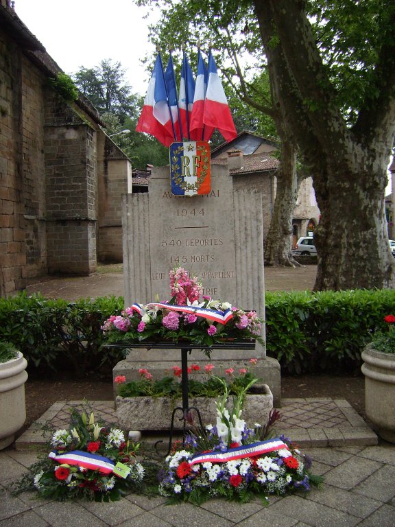 Denkmal an die Opfer der Massenrazzia und Deportation