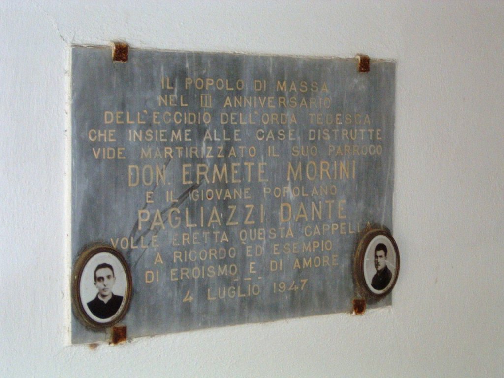 Gedenktafel in der Kapelle von Massa (Foto: Baldini)