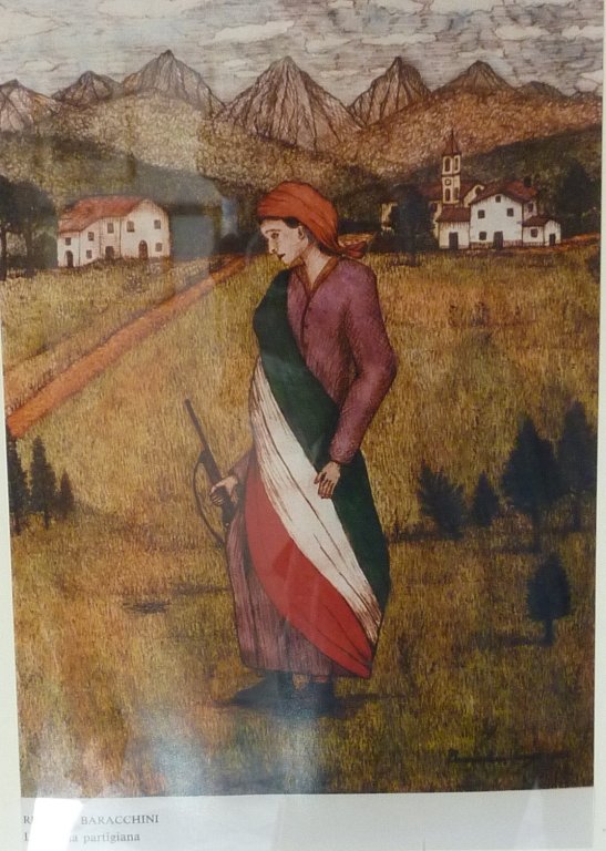Partisanin (Bild aus dem Museum San Terenzo Monti)