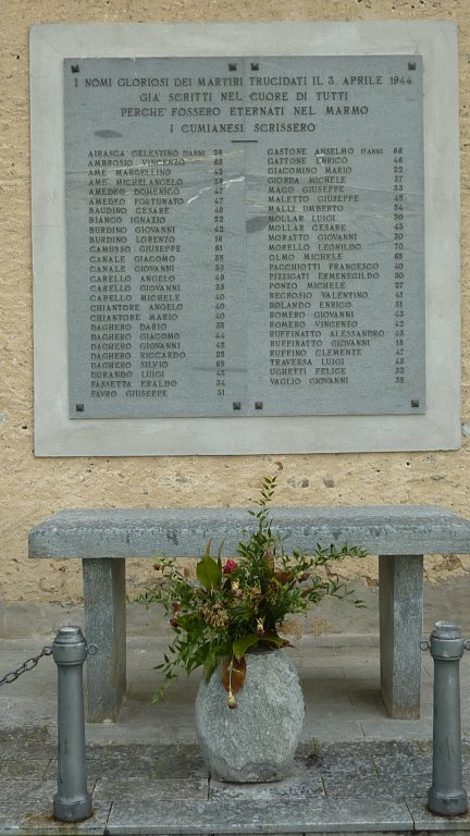 Gedenktafel für die ermordeten Geiseln