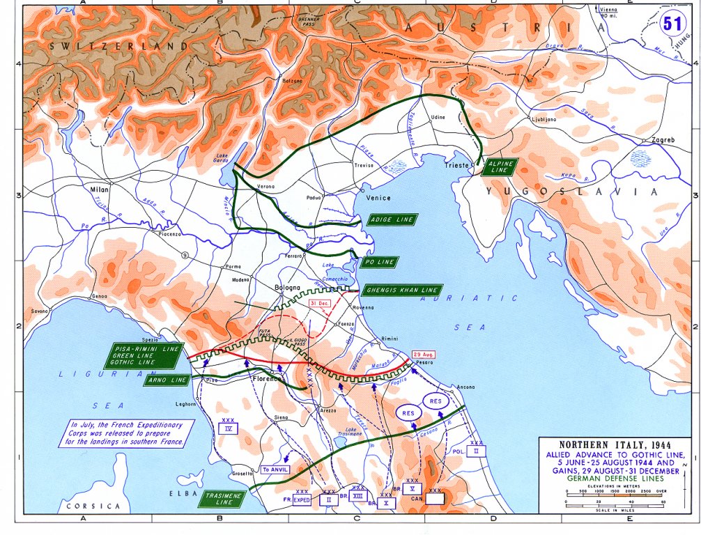 Verlauf der Goten-Linie (Karte: Wikipedia)