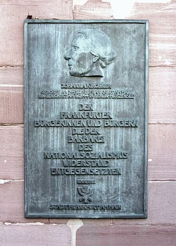 Gedenktafel an der Paulskirche, Frankfurt/M.