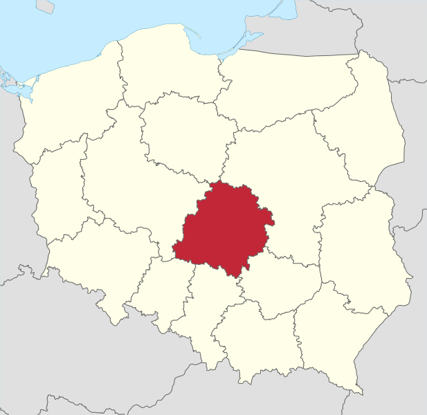 Woiwodschaft Lodz in Polen; Quelle: wikipedia