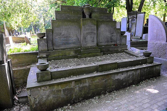 Grab Czerniakóws auf dem Okopowa-Friedhof, Warschau: Quelle: wikimedia commons, Cesary p, 
