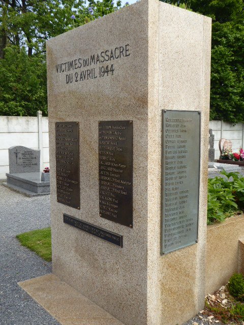 Opfer des Massakers vom 2. April 1944