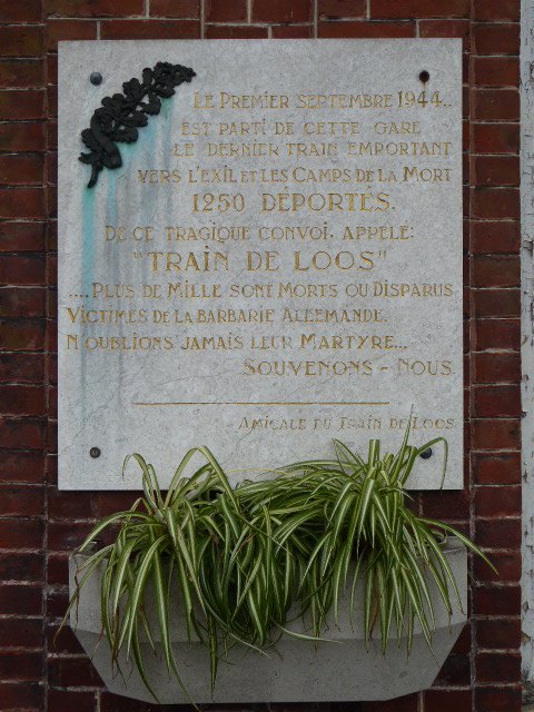 Gedenktafel Bahnhof Tourcoing (1947) Gedenktafel Bahnhof Tourcoing (1947)