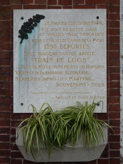 Gedenktafel Bahnhof Tourcoing (1947)