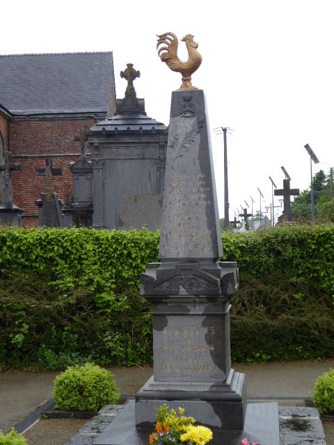 Totendenkmal neben der Kirche Totendenkmal neben der Kirche