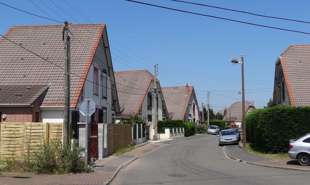 modernisierte Bergarbeitersiedlung modernisierte Bergarbeitersiedlung
