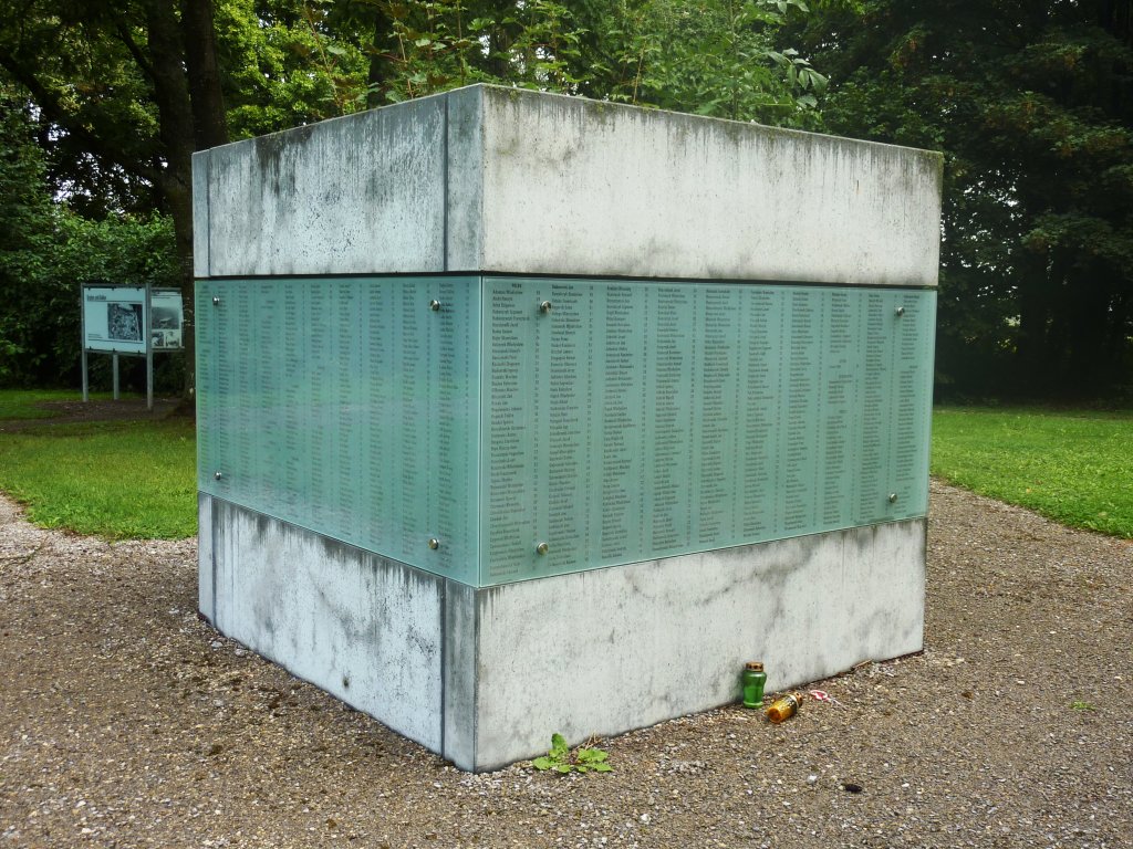 Gedenkstätte Dautmergen mit Namen der Opfer