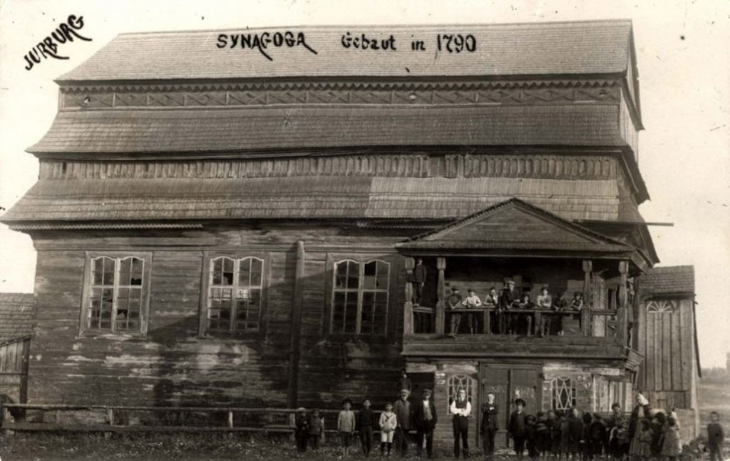 Die 1790 erbaute und 1941 zerstörte Synagoge (Yad Vashem)