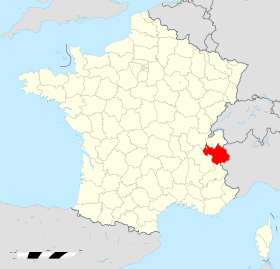 Lage des Departements; Quelle: Wikipedia