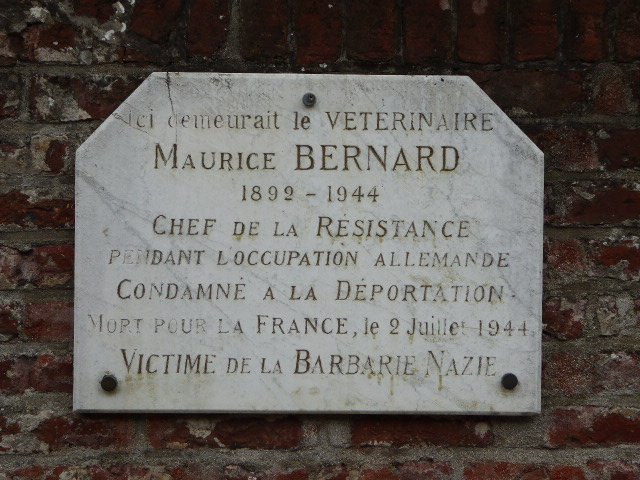 Gedenktafel Maurice Bernard 