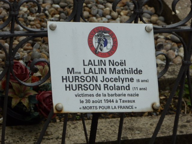Gedenktafel Familie Lalin/Hurson