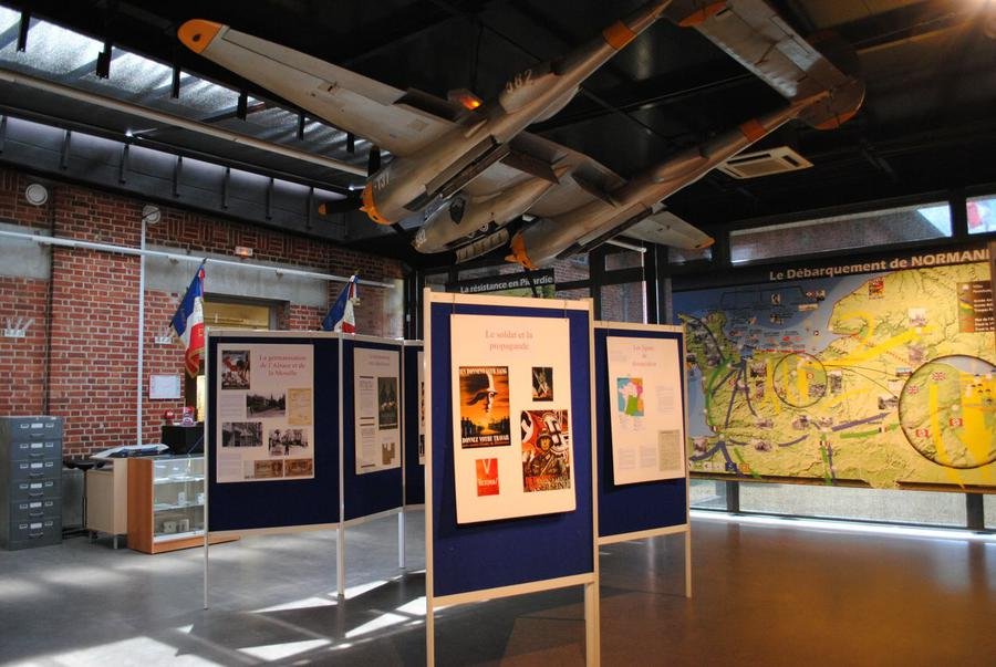 Blick in das Museum; Quelle: Musée de la Résistance …. en Picardie