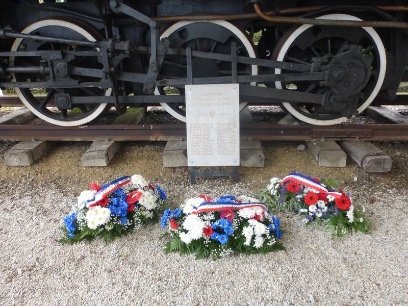 Gedenktafel Eisenbahner 1939-1945; Quelle: Didier Mahu, genweb