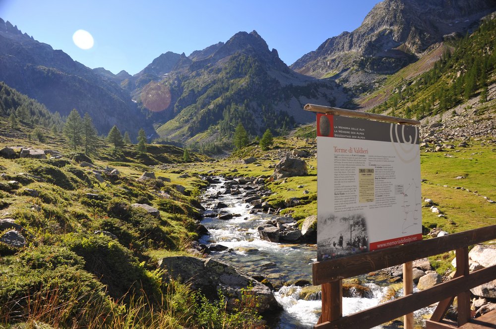 Pian della Casa, Beginn des Weges zum Colle di Ciriega