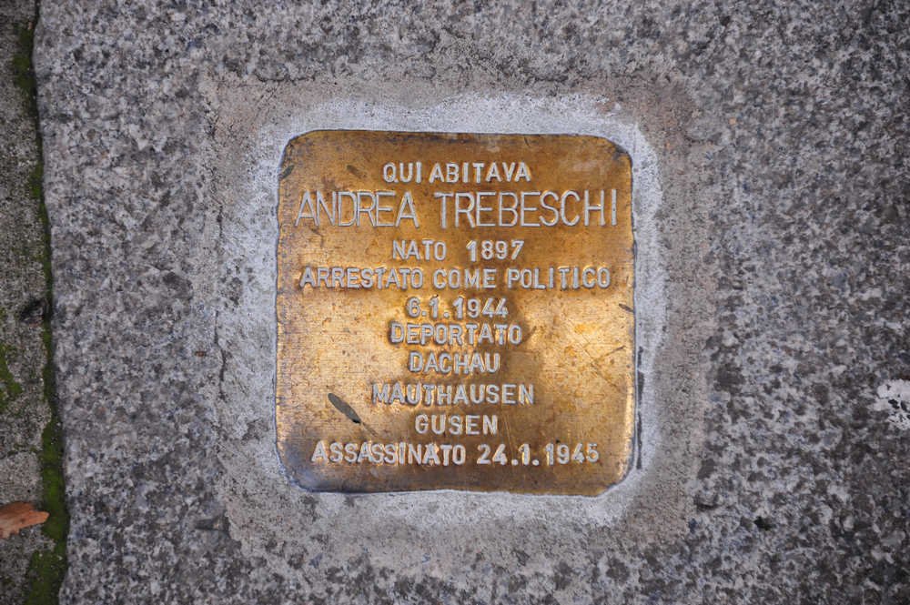 Stolperstein für A. Trebeschi